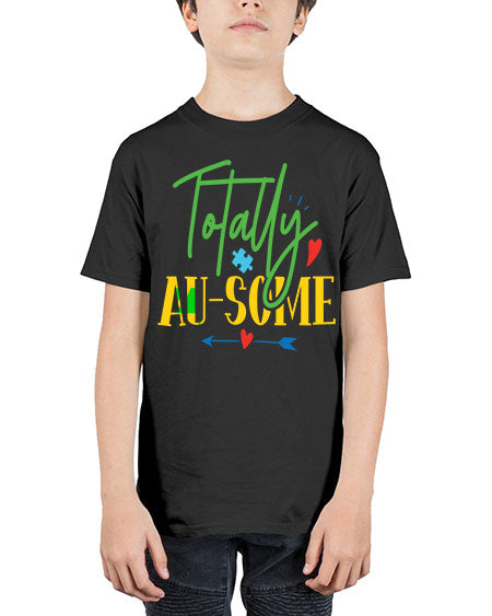 totally ausome Style 1# - autism - Youth Tee Unisex