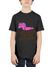 unicorns are the new thing 529# - unicorn - Youth Tee Unisex