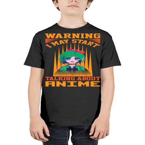 warning i may start talking about anime286# - anime - Youth Tee Unisex