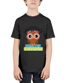 whooos ready for third grade girl 1010# - third grade - Youth Tee Unisex