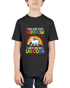 you are the rainbow to my unicorn 562# - unicorn - Youth Tee Unisex