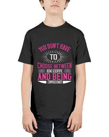 you dont have to choose between 503# - vegan - Youth Tee Unisex
