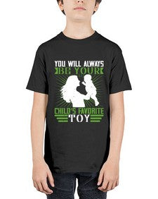 you will always be your childs favorite toy 714# - parents day - Youth Tee Unisex