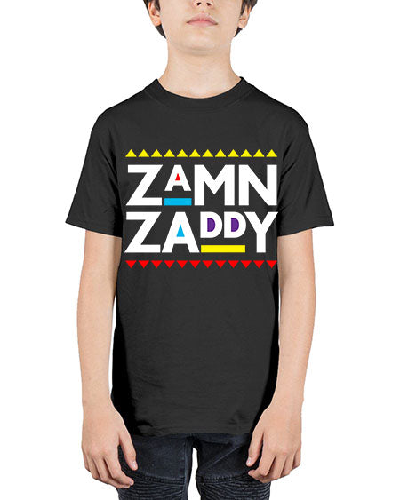 zamn zaddy 1# - black words and phrases - Youth Tee Unisex