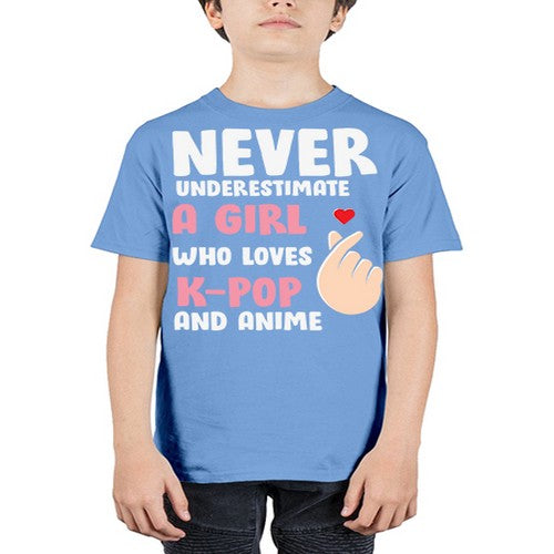 A Girl Who Loves Kpop and Anime 188# - anime - Youth Tee Unisex