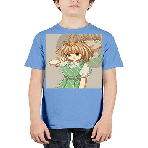 A beautiful and cute girl with dress 103# - anime - Youth Tee Unisex