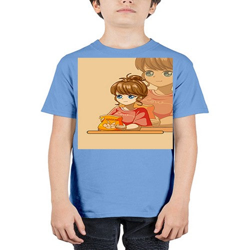 A cute girl with potato 114# - anime - Youth Tee Unisex