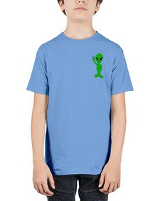 Alien in Pocket Side 3# - ufo - Youth Tee Unisex