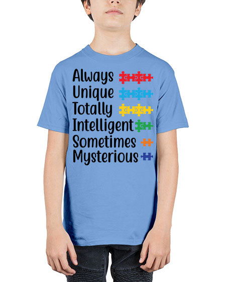 Always Unique Style 42# - autism - Youth Tee Unisex