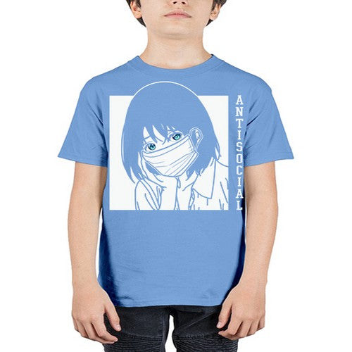 Anti Social Japanese Text Anime Anime 221# - anime - Youth Tee Unisex