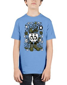 Army Skull Head 240# - skull and bones - Youth Tee Unisex