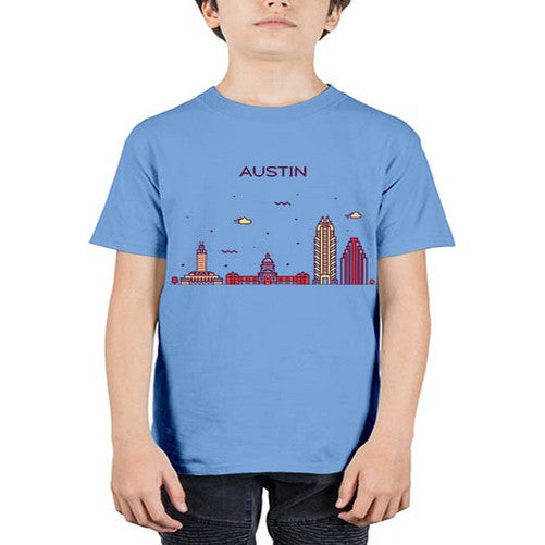 AustinTX 382# - cities - Youth Tee Unisex
