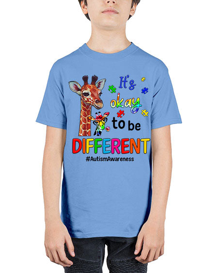 Autism Giraffe - autism - Youth Tee Unisex