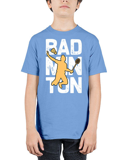 Bad 1452# - badminton - Youth Tee Unisex