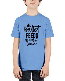 Ballet feeds my soul 71# - ballet - Youth Tee Unisex