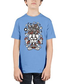 Barbell Skull Head 247# - skull and bones - Youth Tee Unisex