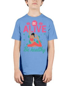 Be Alive be Healthy 112# - yoga - Youth Tee Unisex