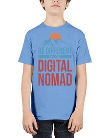 Be Different Choose Digital Nomad 28# - internet - Youth Tee Unisex