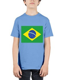 Brazil 488# - world flags - Youth Tee Unisex
