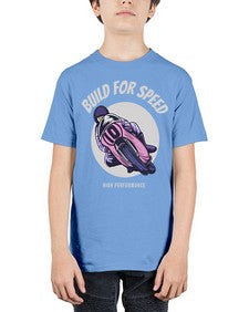 Build for speed 12# - motorcycle - Youth Tee Unisex