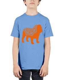 BulldogMandala 281# - mandala - Youth Tee Unisex