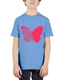 ButterflyMandala 292# - mandala - Youth Tee Unisex