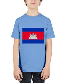 Cambodia 537# - world flags - Youth Tee Unisex