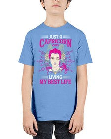Capricorn chick 193# - capricorn - Youth Tee Unisex
