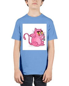 Cat 71# - cartoon animals - Youth Tee Unisex