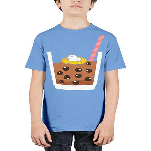 Cat Boba Tea Anime Kawaii Anime 224# - anime - Youth Tee Unisex