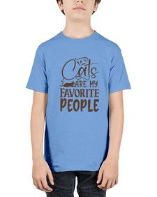 Cats Are My Favorite People Style 7# - cats - Youth Tee Unisex
