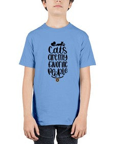 Cats Are My Favorite People Style 89# - cats - Youth Tee Unisex