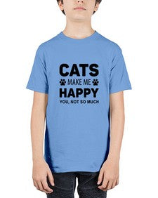 Cats Make Me Style 40# - cats - Youth Tee Unisex