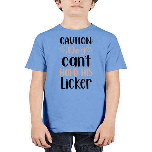 Caution Dog Cant Hold Style 31# - dogs - Youth Tee Unisex