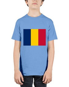 Chad 552# - world flags - Youth Tee Unisex