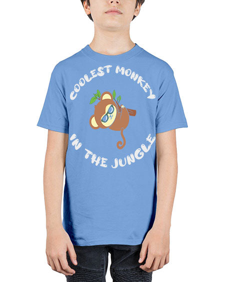Collest Monkey in the Jungle 3# - monkey - Youth Tee Unisex