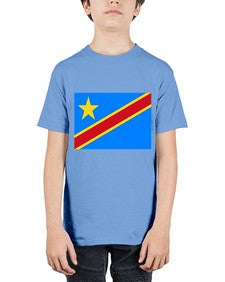 Congo Democratic Republic of the 613# - world flags - Youth Tee Unisex