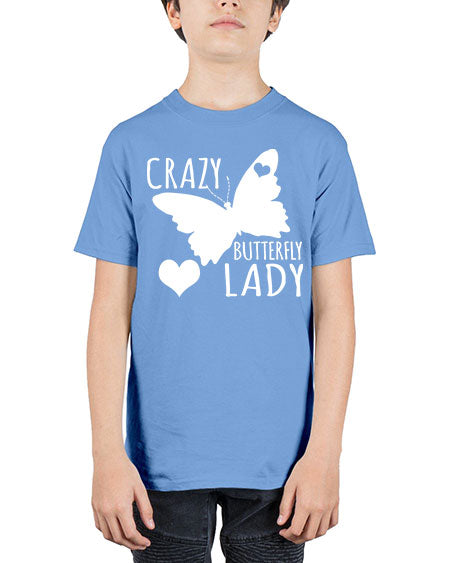 Crayz butterfly lady - butterfly - Youth Tee Unisex