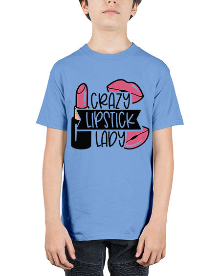 Crazy Lipstick Lady Style 108# - beauty - fashion - Youth Tee Unisex