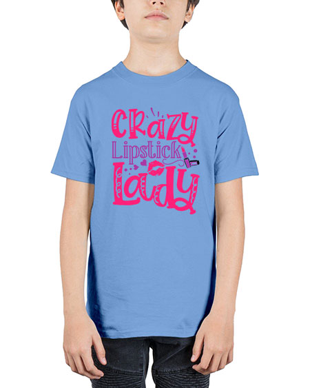 Crazy Lipstick Lady Style 241# - beauty - fashion - Youth Tee Unisex