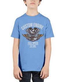 Custom engine 14# - motorcycle - Youth Tee Unisex