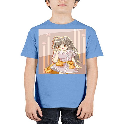 Cute and happy girl with picnic outfit 10# - anime - Youth Tee Unisex