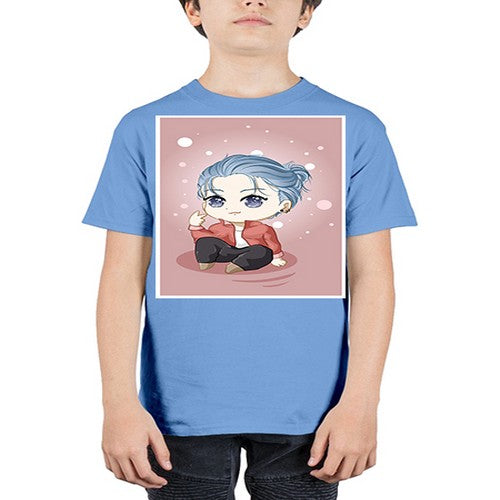 Cute little boy silver hair 78# - anime - Youth Tee Unisex