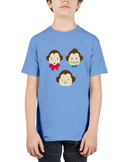 Cute_little_monkeys_5425 - monkey - Youth Tee Unisex