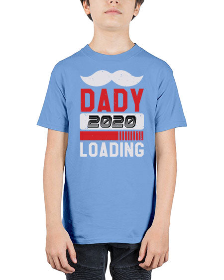 Dady Loading Style 70# - baby shower - Youth Tee Unisex