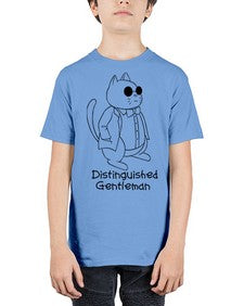 Distinguished Gentleman - cats - Youth Tee Unisex