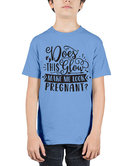 Does this glow make me look pregnant 302# - pregnancy - Youth Tee Unisex
