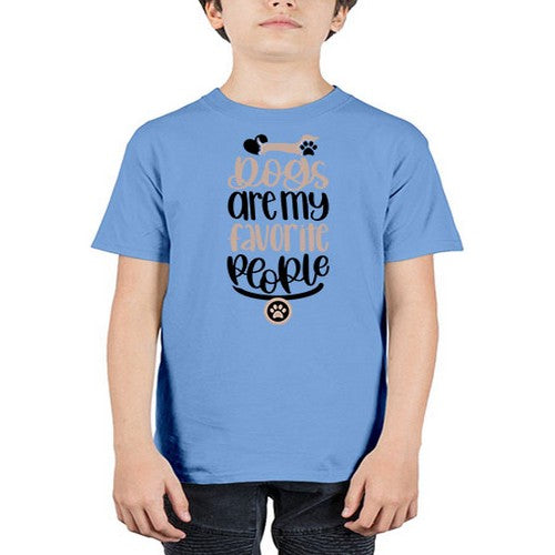 Dogs Are My Favorite People Style 23# - dogs - Youth Tee Unisex