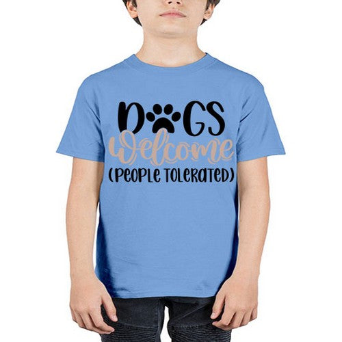 Dogs Welcome Style 21# - dogs - Youth Tee Unisex