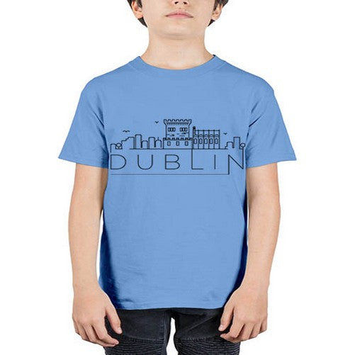 Dublin Minimal Skyline 690# - cities - Youth Tee Unisex